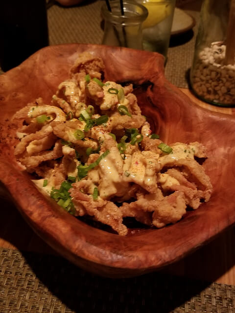 fried chicken skins at Husk in Charleston