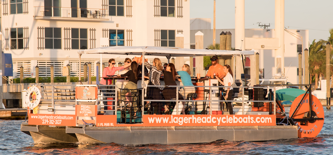 Lagerhead Cycle Boats for Bachelorette Party