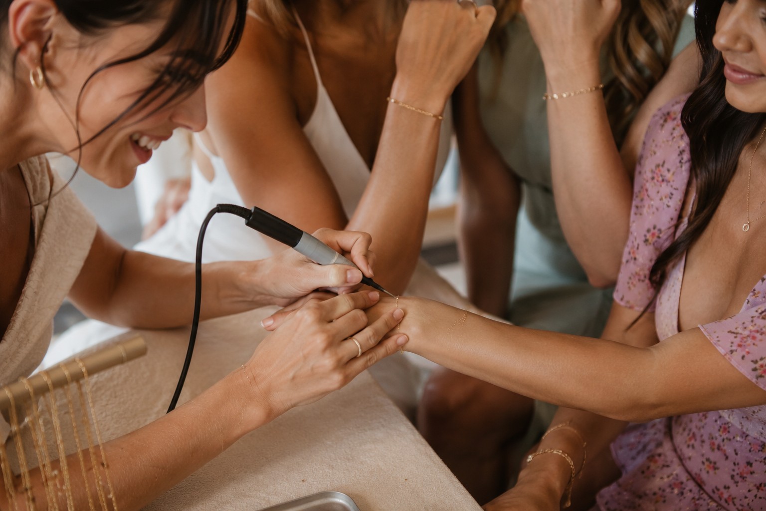 Permanent Jewelry Bachelorette Welding