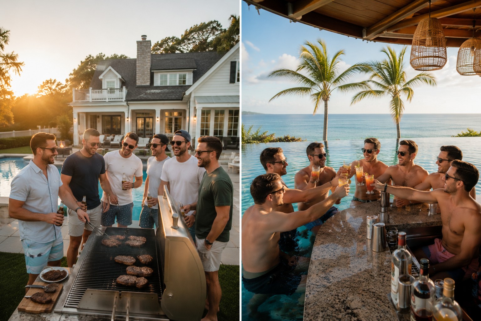 Bachelor Party Airbnb vs Resort 2026 — Real Cost Math
