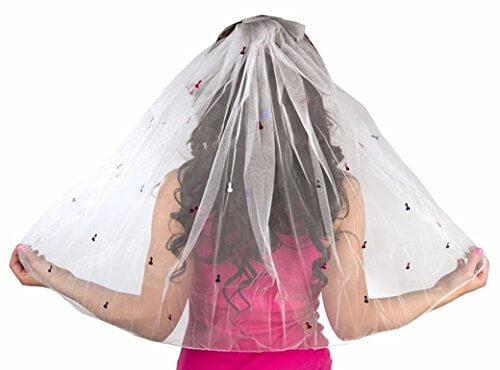 Cute Naughty Veil for Bachelorette Parties