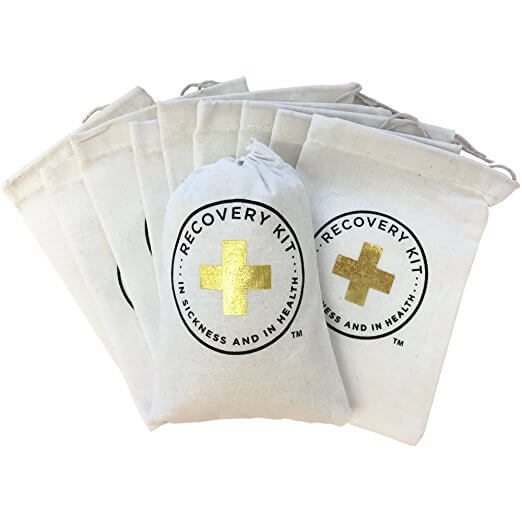 Design Corral Gold Foil Hangover Kit Wedding Favor Bags 4 X 6 Inch Bachelorette Party Bridal Shower