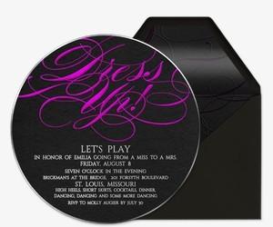 Dress Up! Invitation