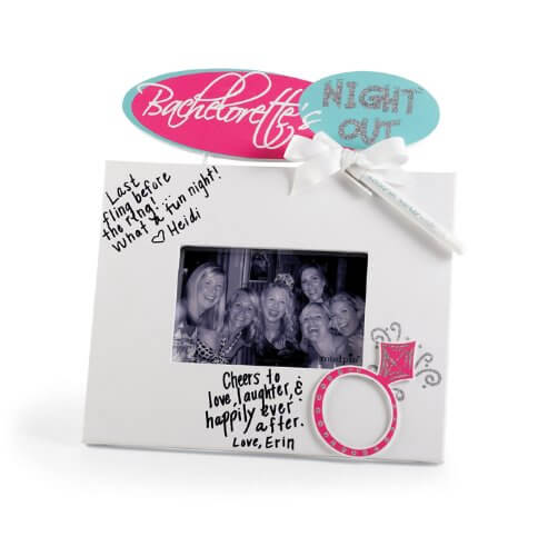 Mud Pie Bachelorette Autograph Frame with Marker