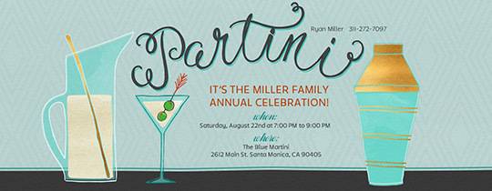 Partini Invitation