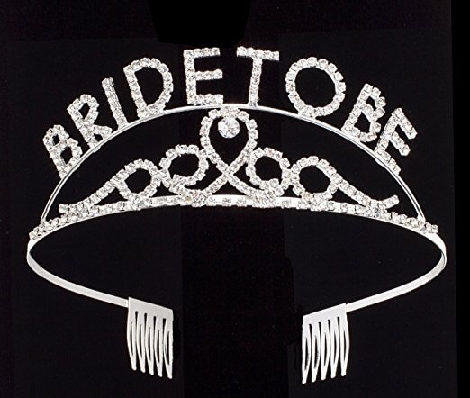 Simply Sophisticated Bride to Be Tiara for Bachelorette Party and Bridal Shower