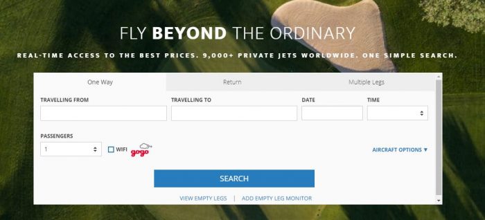 villiers private jets for bachelor party