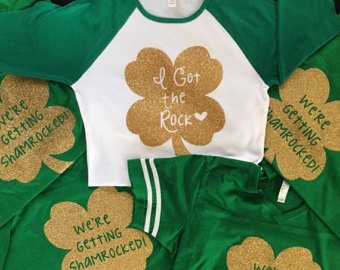 St. Patrick's Day Bachelorette Party Shirts| Irish Bachelorette | I Got The Rock | Shamrocked | Shamrock Bachelorette | St Patty's Day Shirt