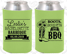 Bachelorette Party Koozies Favors Decorations (60035) Barbecue, BBQ, Country