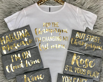 Bachelorette Party Shirts, Wine Lover Phrases Tunic T-shirt // Bachelorette Shirts, Bachelorette Party, Bachelorette, Bride Shirts / 3011