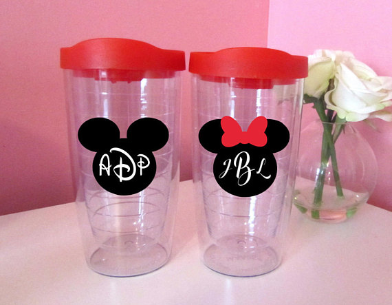 disney bachelorette party tumblers, cups