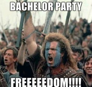 Image result for bachelor party meme