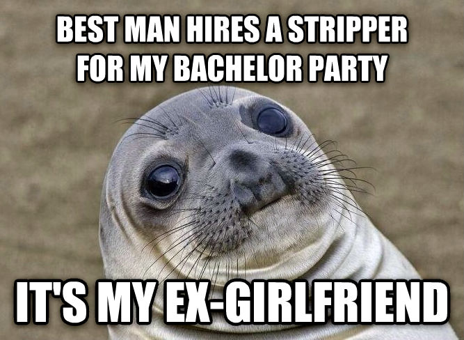 Image result for bachelor party stripper meme
