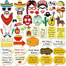 Mexican Fiesta Photo Booth Props, Konsait Funny Photo Booth Selfie Props for...