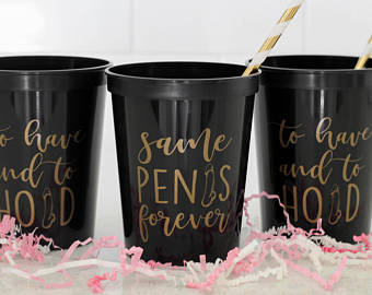 SALE!! Same Penis Forever- Bachelorette Party- Decorations-Favors- Cups-