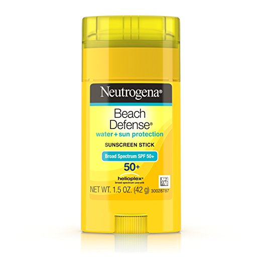 Neutrogena Beach Defense Sunscreen Stick Broad Spectrum SPF 50+, 1.5 Oz