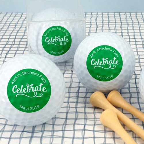 Personalized Celebrate Golf Balls