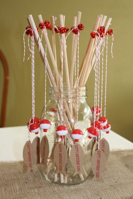 Fish Birthday Party Fishing Poles  Create. Share. Repeat!: Mom's Fishy Birthday Party