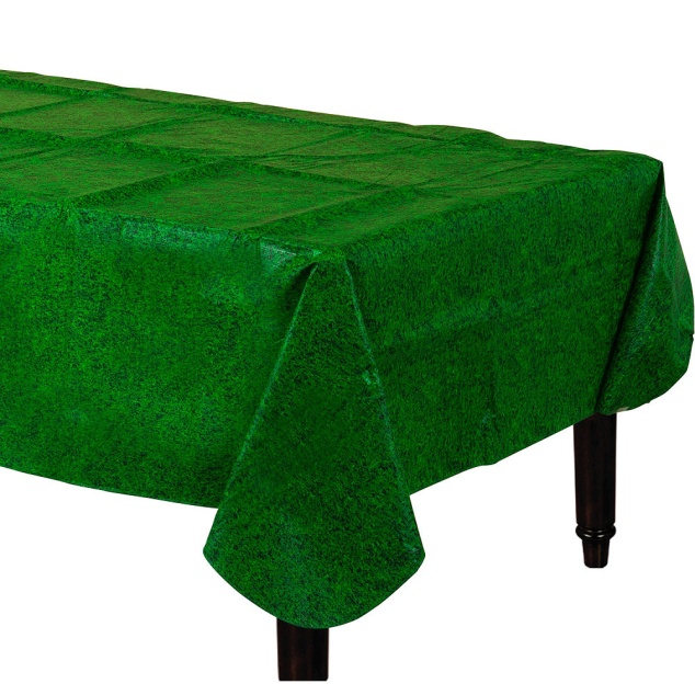 Grass Print Flannel-Backed Vinyl Table Cover Image #1