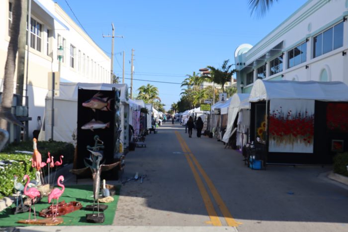 Weekend Street Festival in Delray Beach, FL