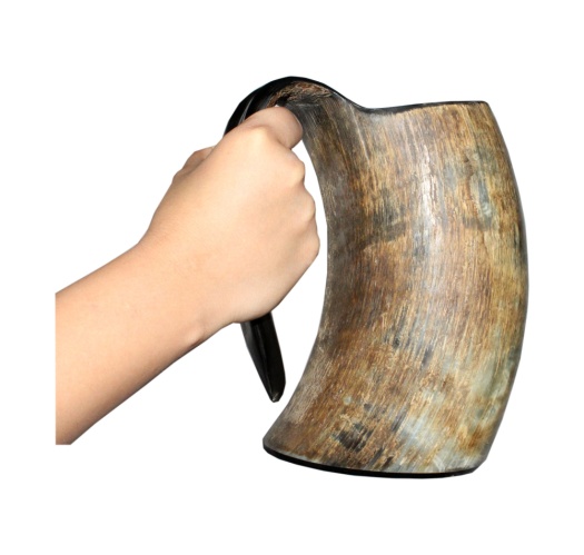 Original Handcrafted Authentic Viking Drinking Horn Tankard 5MoonSun5